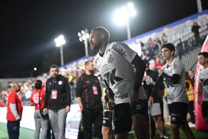 Neymar disputou a primeira partida como titular desde o retorno a sua lesão - (crédito: Foto: Divulgação/RB Leipzig) Neymar disputou a primeira partida como titular desde o retorno a sua lesão - (crédito: Foto: Divulgação/RB Leipzig)