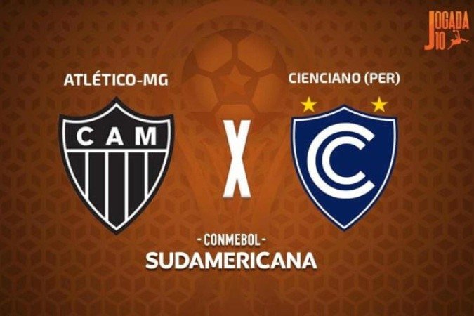 Galo decide a vida na Sul-Americana nesta quinta (29) - (crédito: Foto: arte Jogada10) Galo decide a vida na Sul-Americana nesta quinta (29) - (crédito: Foto: arte Jogada10)