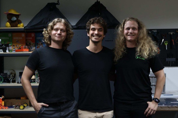  28/05/2025 Bruna Gaston CB/DA Press. Gabriel Pacheco, Rafael Mascarenhas e Victor Pacheco criadores da Br.ino
      