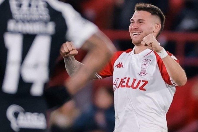 Antes da última terça-feira (27), Franco Watson não fazia um gol desde maio de 2024 - (crédito: Foto: Divulgação/CA Huracán) Antes da última terça-feira (27), Franco Watson não fazia um gol desde maio de 2024 - (crédito: Foto: Divulgação/CA Huracán)