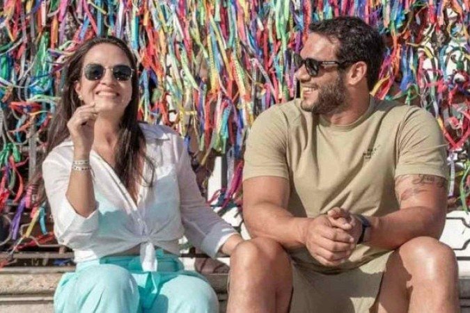 Samir Xaud e a esposa, Nathália Xaud - (crédito: Reprodução / Instagram) Samir Xaud e a esposa, Nathália Xaud - (crédito: Reprodução / Instagram)