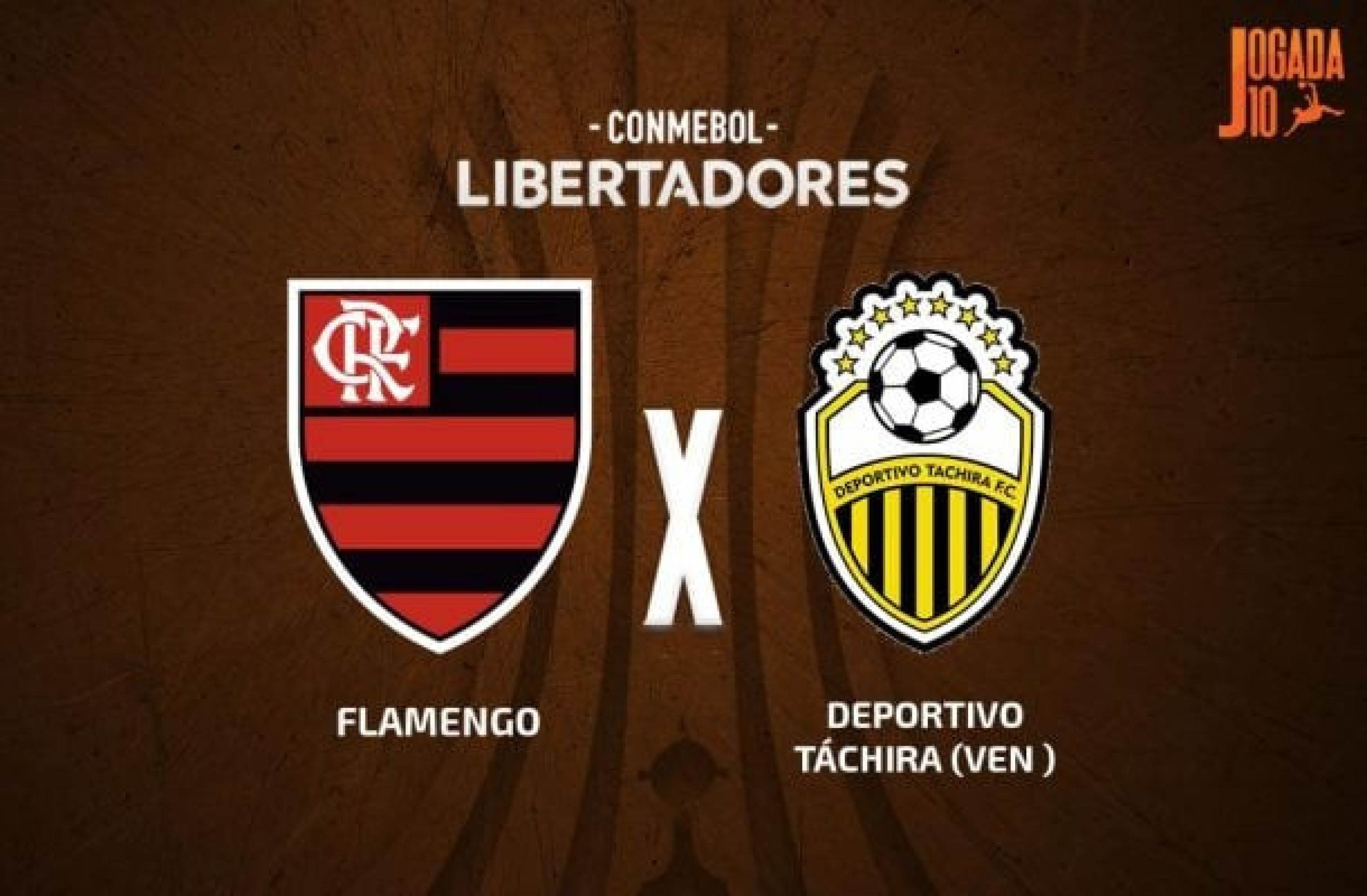Flamengo x Táchira, AO VIVO, com a Voz do Esporte, às 20h
