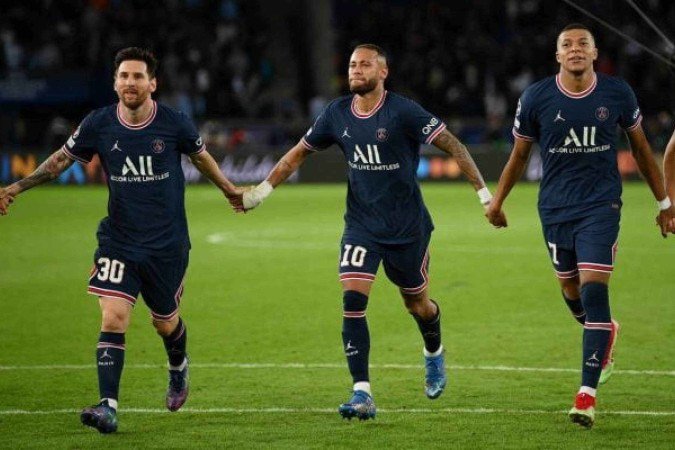 Messi, Neymar e Mbappé pelo PSG - (crédito: Matthias Hangst/Getty Images)) Messi, Neymar e Mbappé pelo PSG - (crédito: Matthias Hangst/Getty Images))
