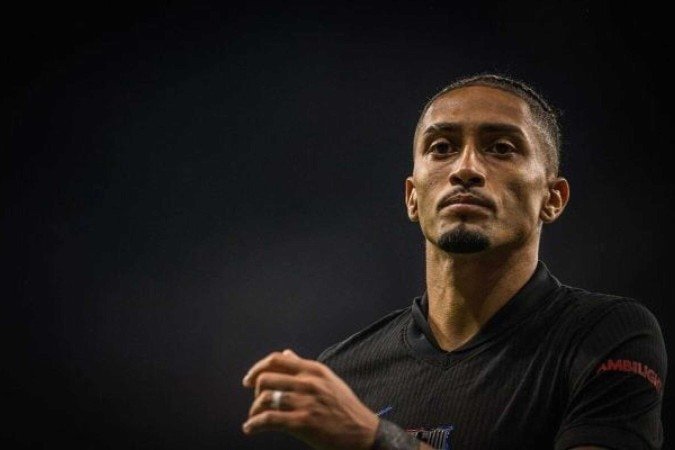 Raphinha renovou contrato com o Barcelona até junho de 2028 - (crédito: Foto: Marc Graupera / FC Barcelona) Raphinha renovou contrato com o Barcelona até junho de 2028 - (crédito: Foto: Marc Graupera / FC Barcelona)