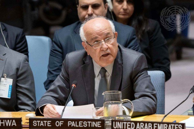 Riyad Mansour, embaixador palestino na Organização das Nações Unidas - (crédito: Eskinder Debebe/ONU) Riyad Mansour, embaixador palestino na Organização das Nações Unidas - (crédito: Eskinder Debebe/ONU)