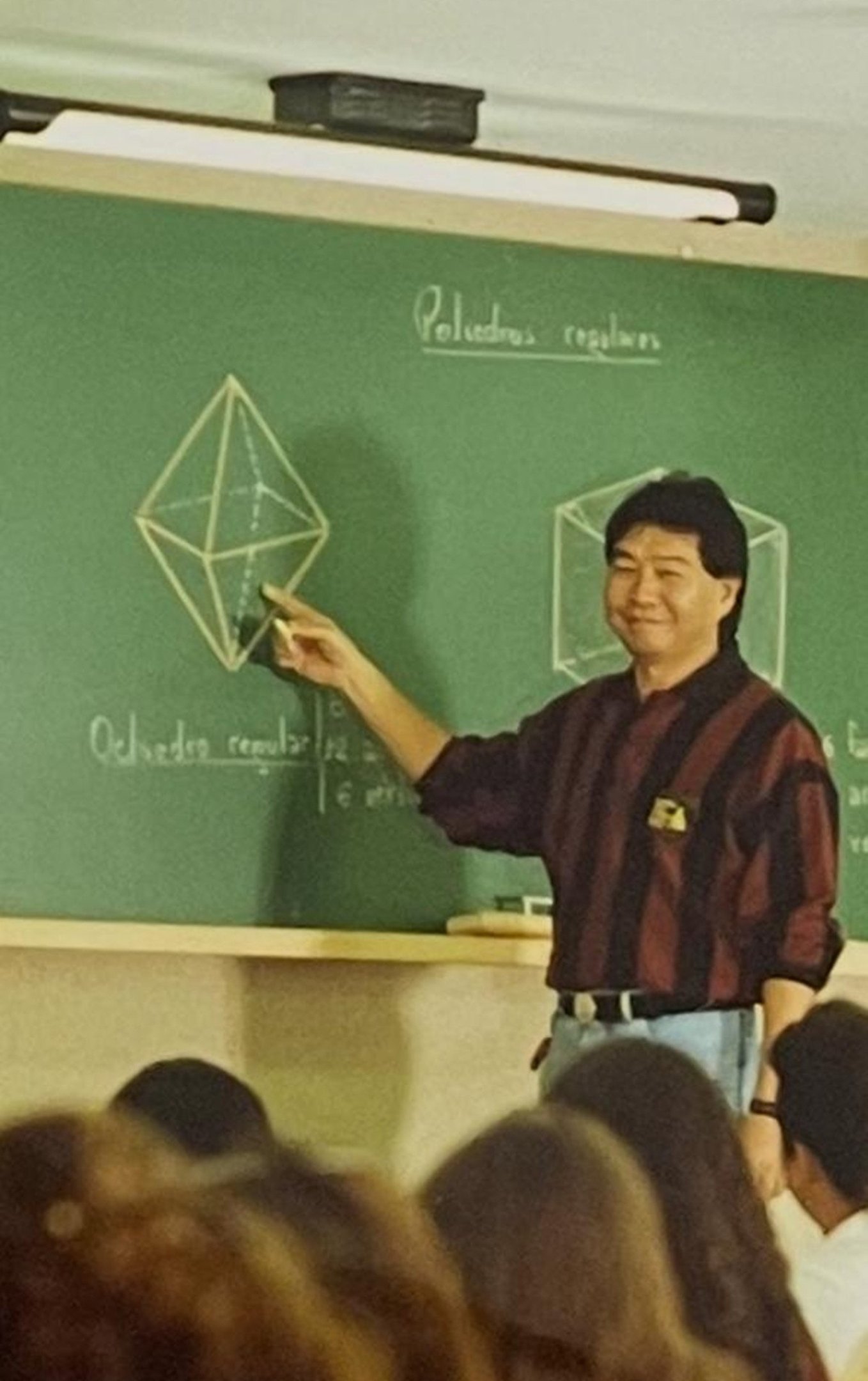 Toshio Nakamura, diretor do Galois, no início da escola