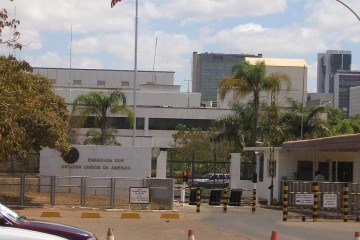 Embaixada repostou falas de autoridades americanas criticando a condenação do ex-presidente Jair Bolsonaro (PL) por golpe de Estado -  (crédito: Luis Dantas - wikimedia commons )