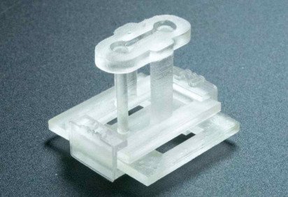 Modelo simulando a ponta de um dedo e que mostra o avanço a ser utilizado em uma variedade de situações -  (crédito: Universidade de Washington) -Modelo simulando a ponta de um dedo e que mostra o avanço a ser utilizado em uma variedade de situações -  (crédito: Universidade de Washington)