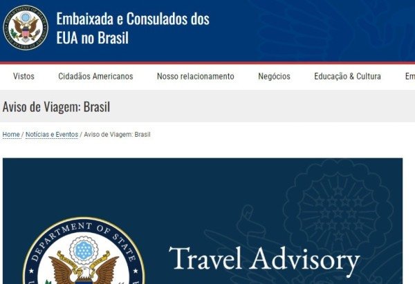 Reprodução/https://br.usembassy.gov