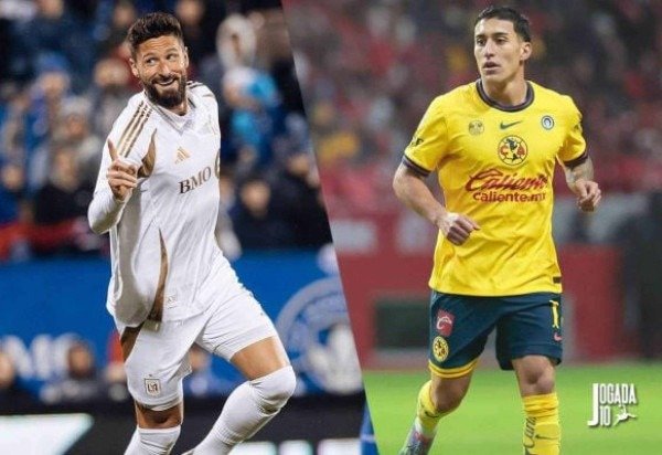 Fotos: Divulgação/ LA FC; Divulgação/ America Mexico
