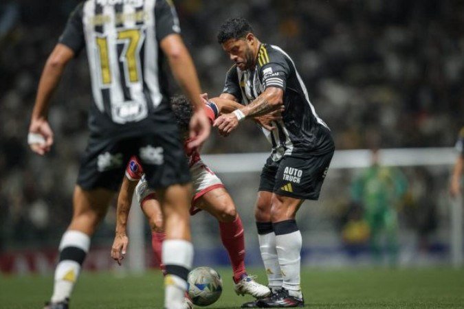 Hulk em ação no empate do Atlético com o Cienciano pela Sul-Americana - (crédito: Foto: Pedro Souza / Atlético) Hulk em ação no empate do Atlético com o Cienciano pela Sul-Americana - (crédito: Foto: Pedro Souza / Atlético)