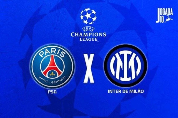PSG e Inter de Milão se enfrentam na final da Champions 2024/25 - (crédito: Arte: Jogada10) PSG e Inter de Milão se enfrentam na final da Champions 2024/25 - (crédito: Arte: Jogada10)