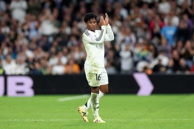 Endrick foi artilheiro do Real Madrid na Copa do Rei, com cinco gols em seis jogos - (crédito: Foto: Florencia Tan Jun/Getty Images) Endrick foi artilheiro do Real Madrid na Copa do Rei, com cinco gols em seis jogos - (crédito: Foto: Florencia Tan Jun/Getty Images)