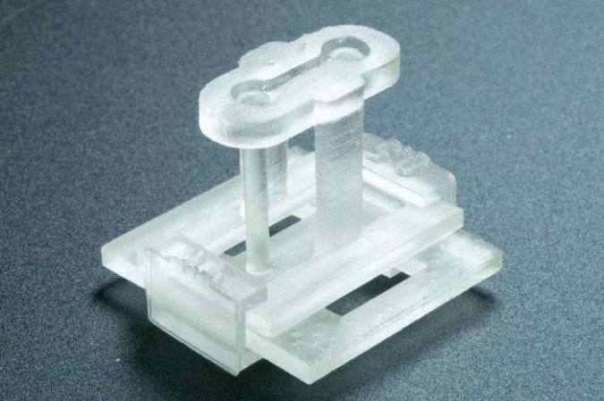 Modelo simulando a ponta de um dedo e que mostra o avanço a ser utilizado em uma variedade de situações - (crédito: Universidade de Washington) Modelo simulando a ponta de um dedo e que mostra o avanço a ser utilizado em uma variedade de situações - (crédito: Universidade de Washington)