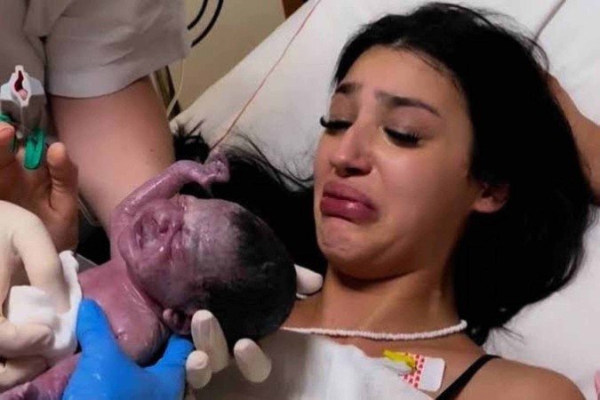 Bia Miranda celebra alta hospitalar da filha - (crédito: Reprodução Instagram) Bia Miranda celebra alta hospitalar da filha - (crédito: Reprodução Instagram)