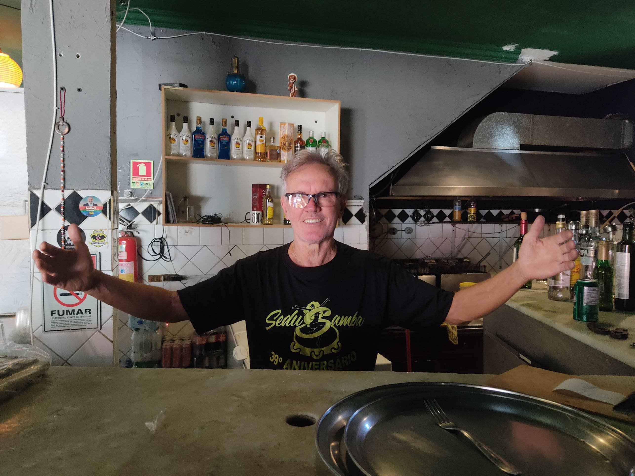 Jaile, o Kareka, relembra com orgulho os grandes momentos que o estabelecimento viveu