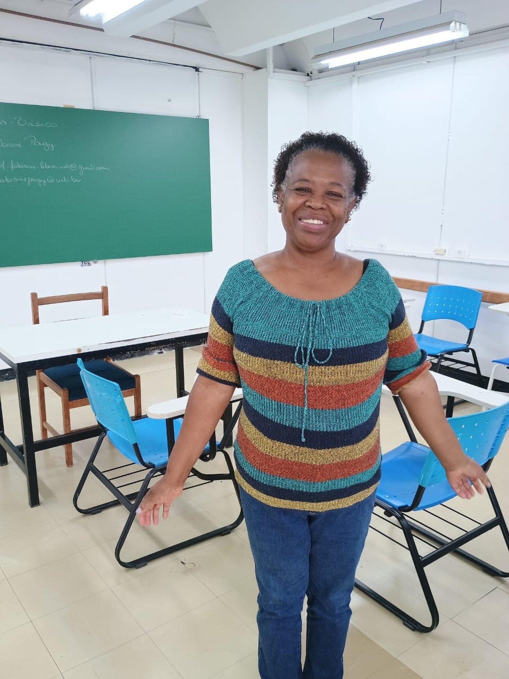 Norma Sérgio cursa letras na Universidade de Brasília