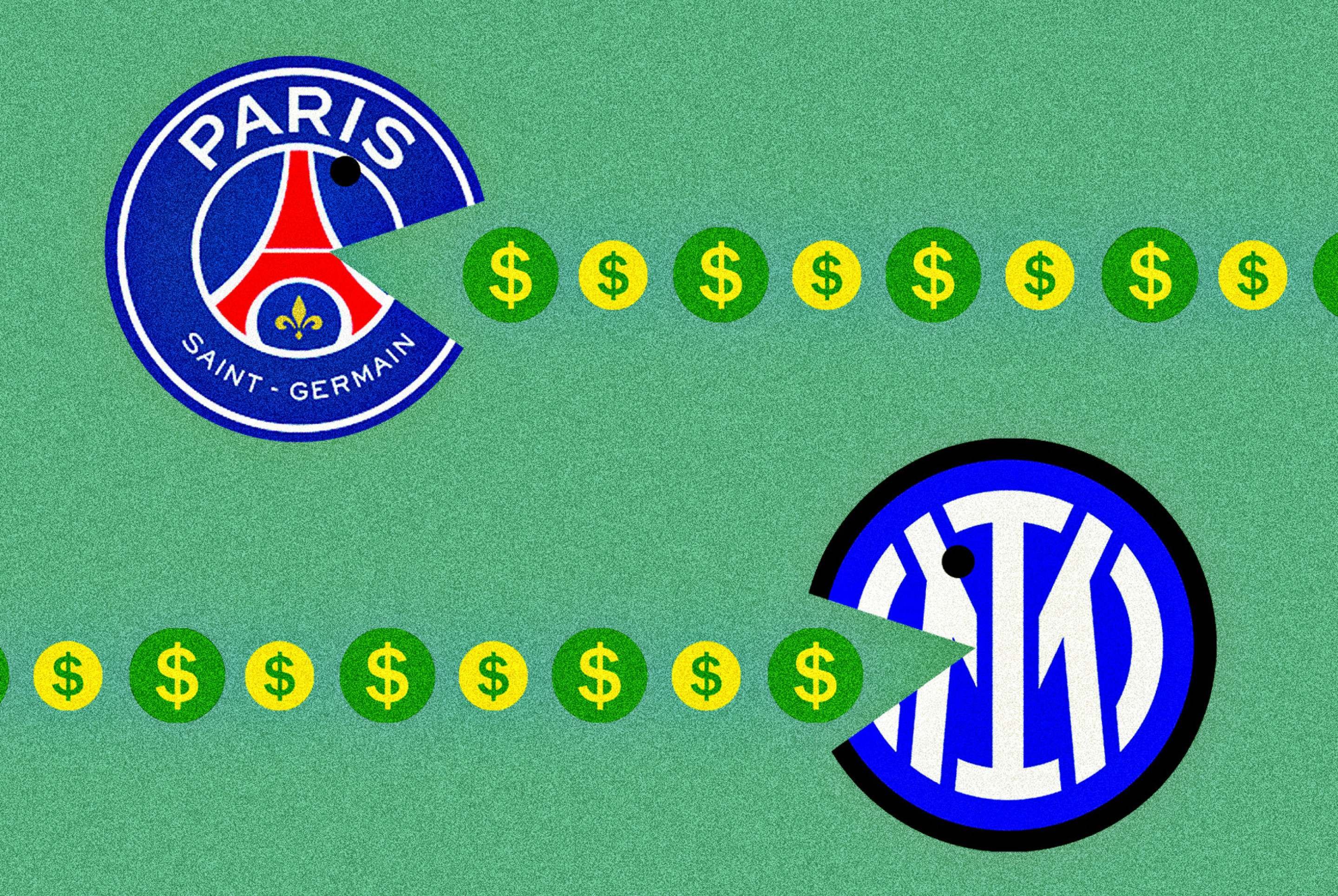 PSG e Internazionale faturam no Brasil