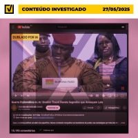 Dublagem com IA inventa ameaça de líder de Burkina Faso contra Lula -  (crédito: Reprodução/Comprova)