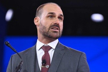 Jornal americano diz que Eduardo Bolsonaro trabalha para punir Moraes - SAUL LOEB / AFP