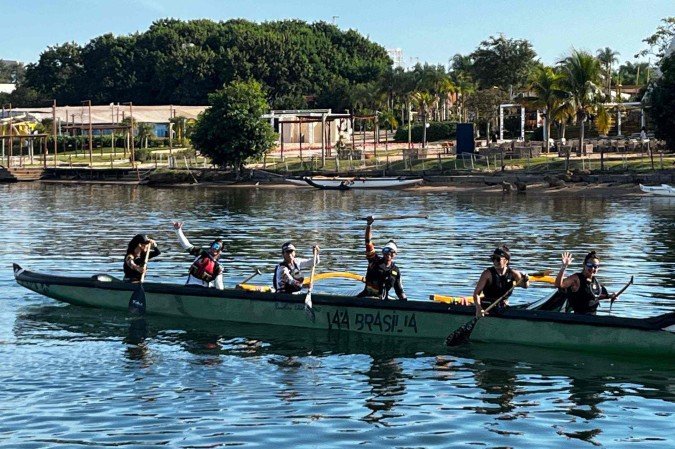 Campeonato de canoa - (crédito: Foto: Reprodução/Arquivo pessoal ) Campeonato de canoa - (crédito: Foto: Reprodução/Arquivo pessoal )