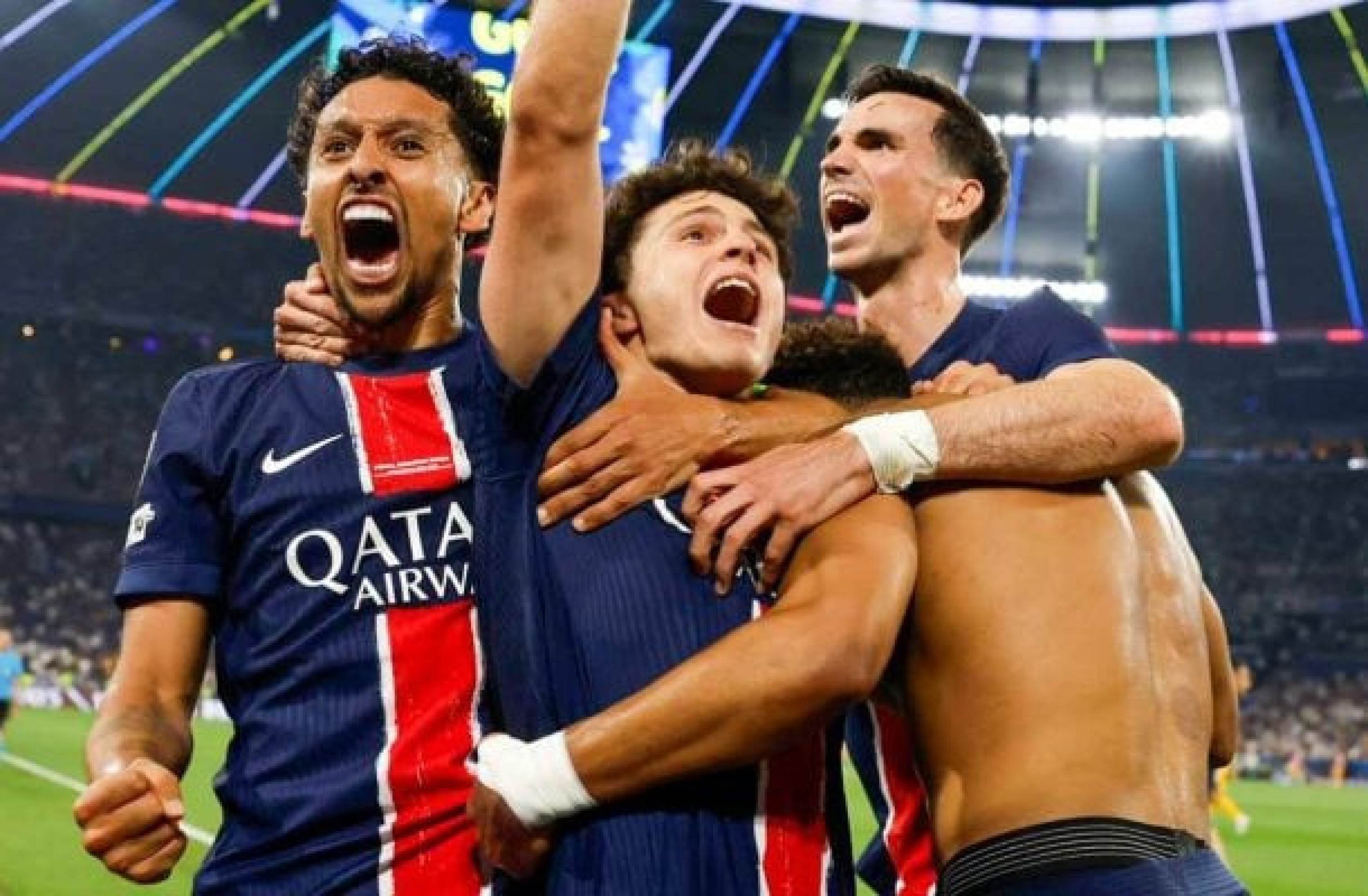 Paris Sanit-Germain conquistou sua primeira Champions com goleada sobre a Inter de Milão na final -  (crédito: Foto: Divulgação/PSG)