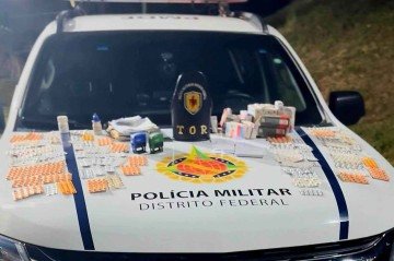 O falso médico já possuía antecedentes criminais por porte ilegal de arma de fogo -  (crédito: PMDF)