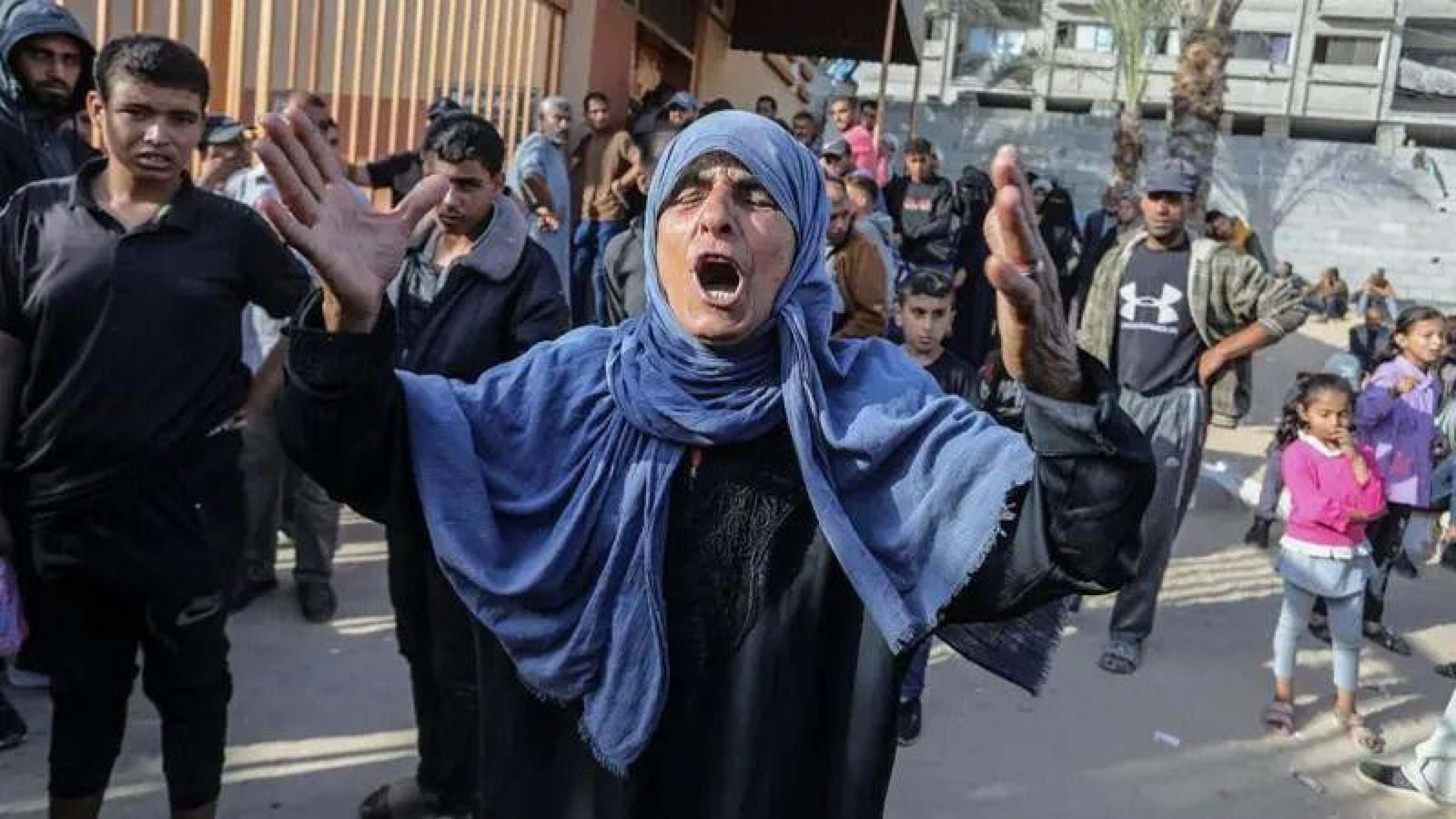 Centros de distribuição de alimentos na Faixa de Gaza foram palcos de cenas caóticas nos últimos dias -  (crédito: Reuters)