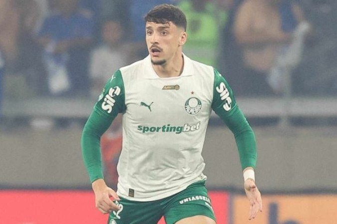 Piquerez durante partida entre Cruzeiro e Palmeiras - (crédito: Foto: Foto: Cesar Greco/Palmeiras) Piquerez durante partida entre Cruzeiro e Palmeiras - (crédito: Foto: Foto: Cesar Greco/Palmeiras)