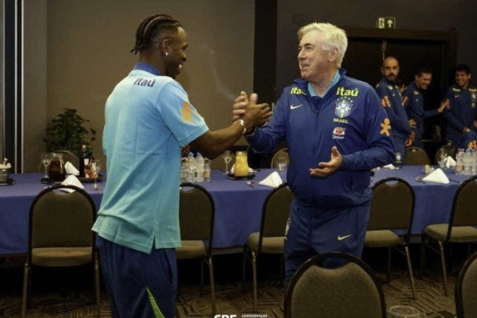 Ancelotti se prepara para iniciar seu trabalho como treinador da Seleção Brasileira - (crédito: Foto: Rafael Ribeiro / CBF) Ancelotti se prepara para iniciar seu trabalho como treinador da Seleção Brasileira - (crédito: Foto: Rafael Ribeiro / CBF)