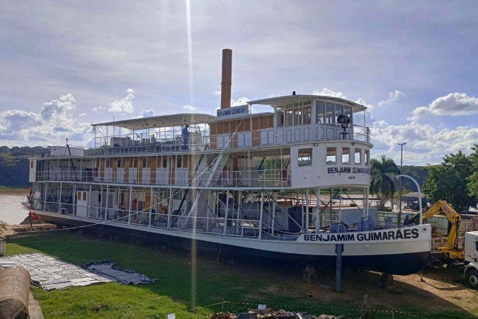Retorno histórico do Vapor Benjamim Guimarães: a joia das águas do São Francisco revive - (crédito: Uai Turismo) Retorno histórico do Vapor Benjamim Guimarães: a joia das águas do São Francisco revive - (crédito: Uai Turismo)