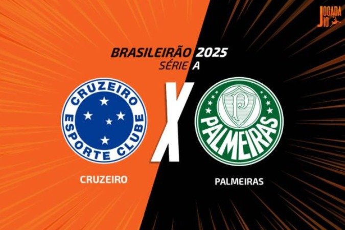 Cruzeiro e Palmeiras se enfrentam neste domingo em duelo de times que miram a liderança do Brasileiro - (crédito: Foto: Arte Jogada10) Cruzeiro e Palmeiras se enfrentam neste domingo em duelo de times que miram a liderança do Brasileiro - (crédito: Foto: Arte Jogada10)