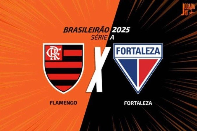 De olho na liderança, Flamengo recebe o Fortaleza, neste domingo 1/6, pelo Brasileirão -  (crédito: Foto: Arte Jogada10)