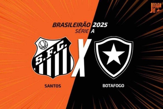 Santos e Botafogo se enfrentam neste domingo, 1/6, pelo Brasileirão - (crédito: Foto: Arte Jogada10) Santos e Botafogo se enfrentam neste domingo, 1/6, pelo Brasileirão - (crédito: Foto: Arte Jogada10)