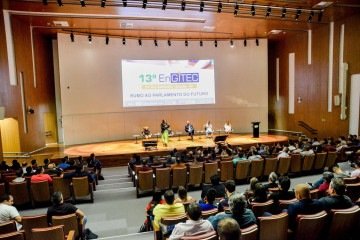 O 15º EnGITEC ocorre no Instituto Serzedello Corrêa, na Asa Sul, vai até sexta (6/6) -  (crédito: Divulgação/Interlegis)