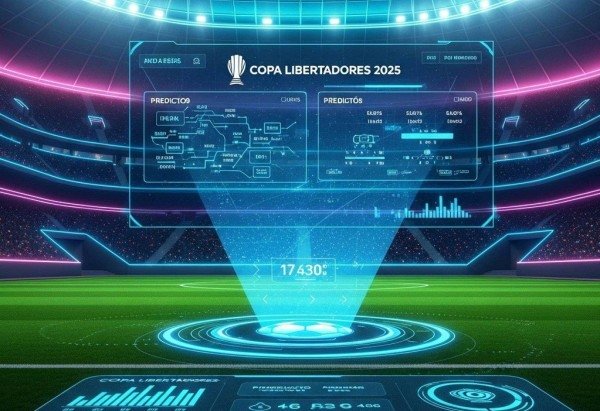 A inteligência artificial simulou os resultados das oitavas, quartas, semi e final da Libertadores 2025 - (crédito: Imagem gerada pelo Gemini)