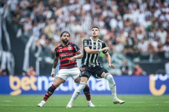Flamengo venceu o Atlético na Arena MRV e conquistou a Copa do Brasil emm 2024 - (crédito: Fotos: Pedro Souza / Atlético) Flamengo venceu o Atlético na Arena MRV e conquistou a Copa do Brasil emm 2024 - (crédito: Fotos: Pedro Souza / Atlético)