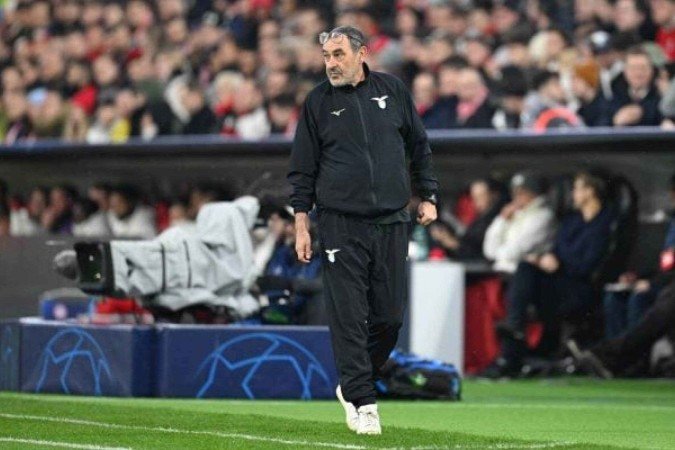 Sarri, de 66 anos, já havia treinado a Lazio por quase três temporadas, somando 137 partidas e uma média de 1,64 ponto por jogo - (crédito: Foto: Christian Kaspar-Bartke/Getty Images) Sarri, de 66 anos, já havia treinado a Lazio por quase três temporadas, somando 137 partidas e uma média de 1,64 ponto por jogo - (crédito: Foto: Christian Kaspar-Bartke/Getty Images)