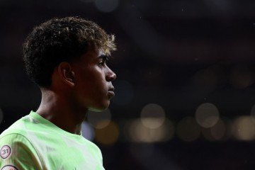 Yamal é um dos cotados para ganhar a Bola de Ouro, disputando o favoritismo com Ousmane Dembélé, do PSG -  (crédito:  AFP)