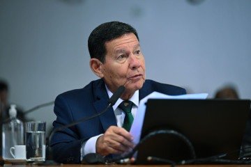 Ao ser ouvido na semana ada, Mourão negou ter tomado conhecimento de qualquer reunião golpista -  (crédito: Edilson Rodrigues/Agência Senado)