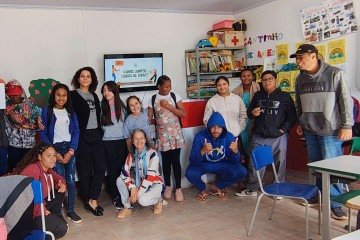 Em São João d'Aliança-GO, portal da Chapada dos Veadeiros, a voluntária Aleska Ferro movimentou estudantes pela defesa do Cerrado - (crédito: Material de divulgação) Em São João d'Aliança-GO, portal da Chapada dos Veadeiros, a voluntária Aleska Ferro movimentou estudantes pela defesa do Cerrado - (crédito: Material de divulgação)