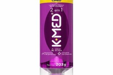 Gel Lubrificante Íntimo K-MED 2 em 1 — 203g (R$ 39,90) 