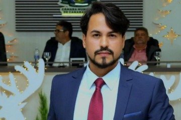 O vereador do Partido Liberal Thiago Bitencourt Ianhes Barbosa (PL), de Canarana, no Mato Grosso -  (crédito: Reprodução)