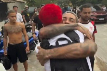 MC Poze do Rodo reencontra Oruam e emociona fãs -  (crédito: Reprodução Instagram)