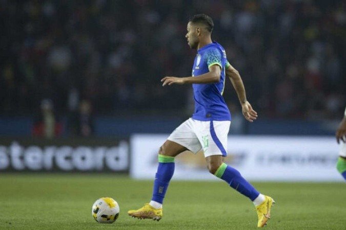 Renan Lodi não joga pela Seleção Brasileira desde novembro de 2023 - (crédito: Foto : Staff Images / CBF) Renan Lodi não joga pela Seleção Brasileira desde novembro de 2023 - (crédito: Foto : Staff Images / CBF)
