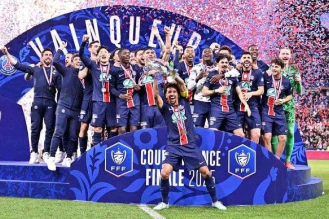 Título da Champions League inspira novo uniforme do PSG - (crédito: Foto: Divulgação/Paris Saint-Germain) Título da Champions League inspira novo uniforme do PSG - (crédito: Foto: Divulgação/Paris Saint-Germain)