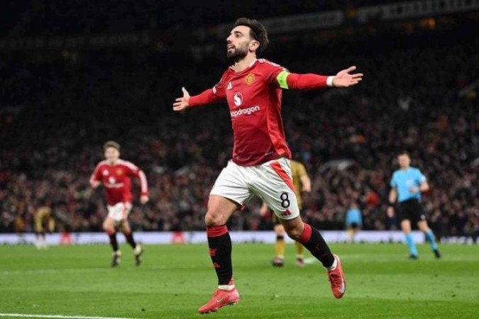 Bruno Fernandes é um dos principais destaques do Manchester United - (crédito: Foto: Gareth Copley/Getty Images) Bruno Fernandes é um dos principais destaques do Manchester United - (crédito: Foto: Gareth Copley/Getty Images)