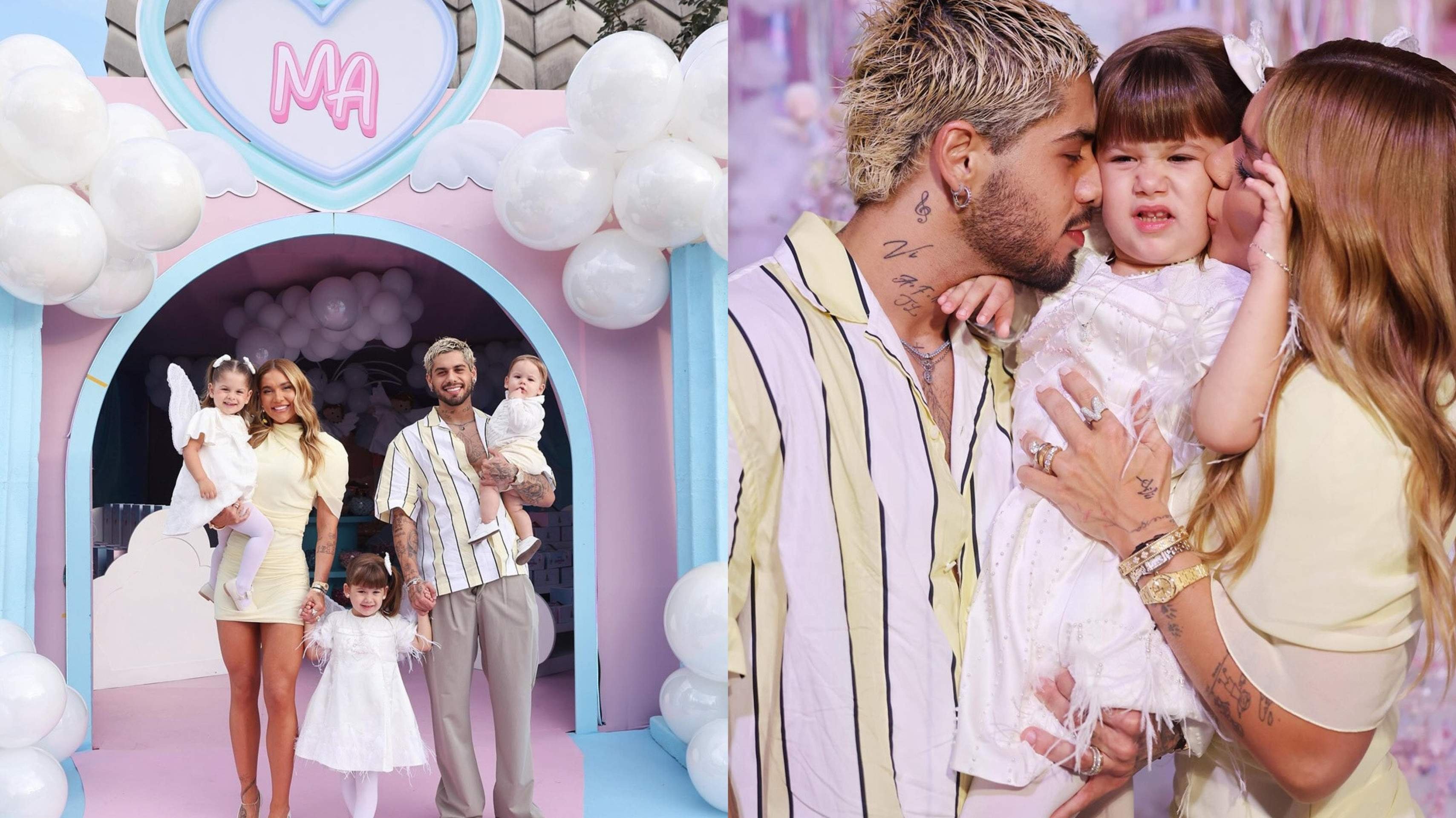 Virginia e Zé Felipe proíbem celulares na festa de Maria Alice