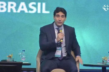 Galípolo no evento de lançamento do Pix Automático em São Paulo  -  (crédito: Reprodução/ YouTube )