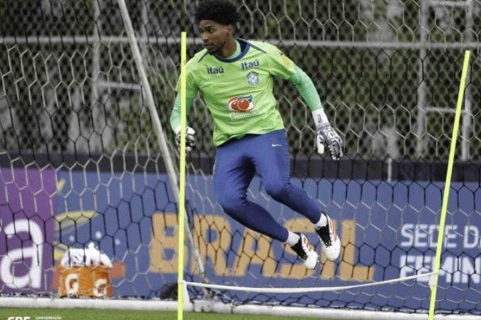 Hugo destaca gosto diferente em estar na Seleção Brasileira -  (crédito: Foto: Rafael Oliveira - CBF)